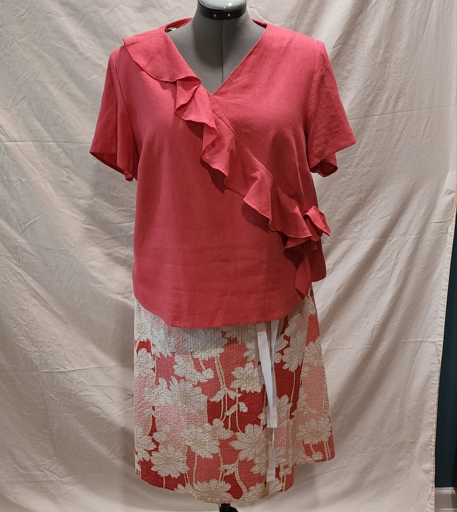 NWT Ruffle Accent Plus Size Top - Picture 9 of 9
